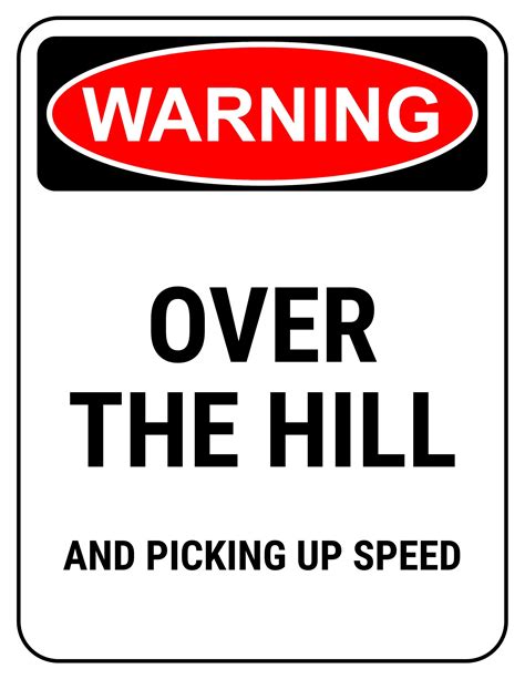 funny over the hill sayings for 50